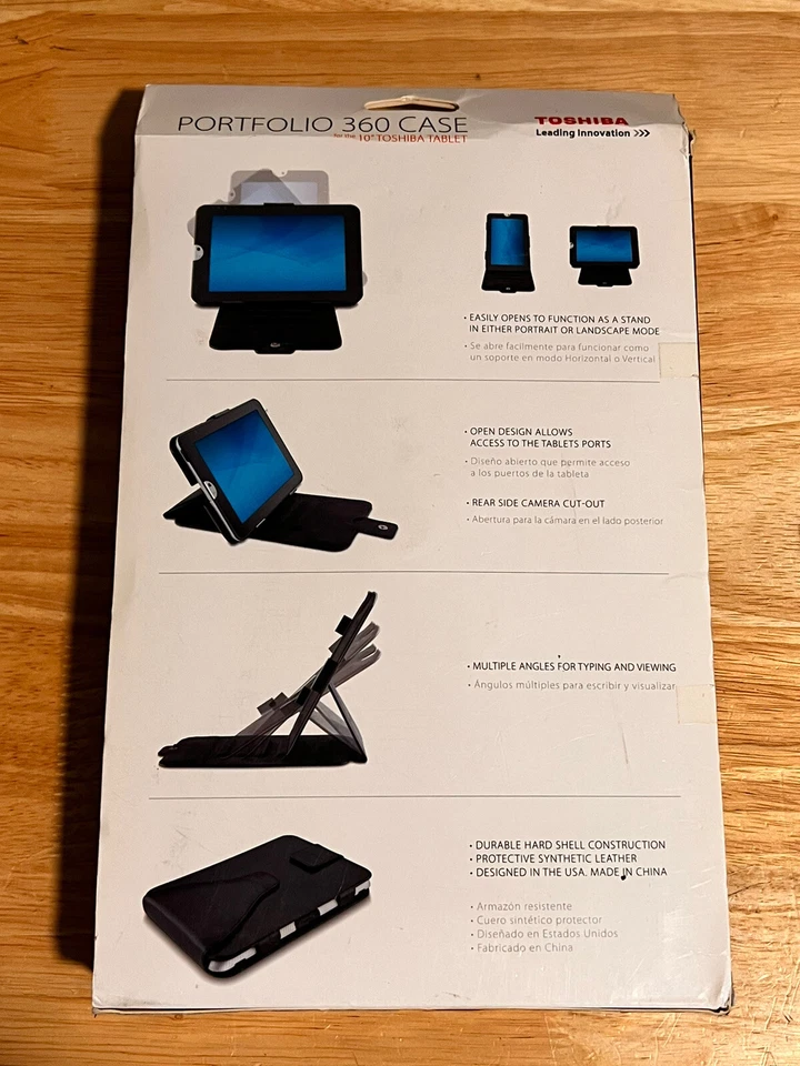 Toshiba 360 Portfolio Case For The 10" Toshiba Tablet New W/Package Shelf Wear - Image 4 of 4