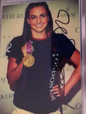 Olympic Swimmer REBECCA SONI Signed 4x6 Photo LONDON 2012 AUTOGRAPH