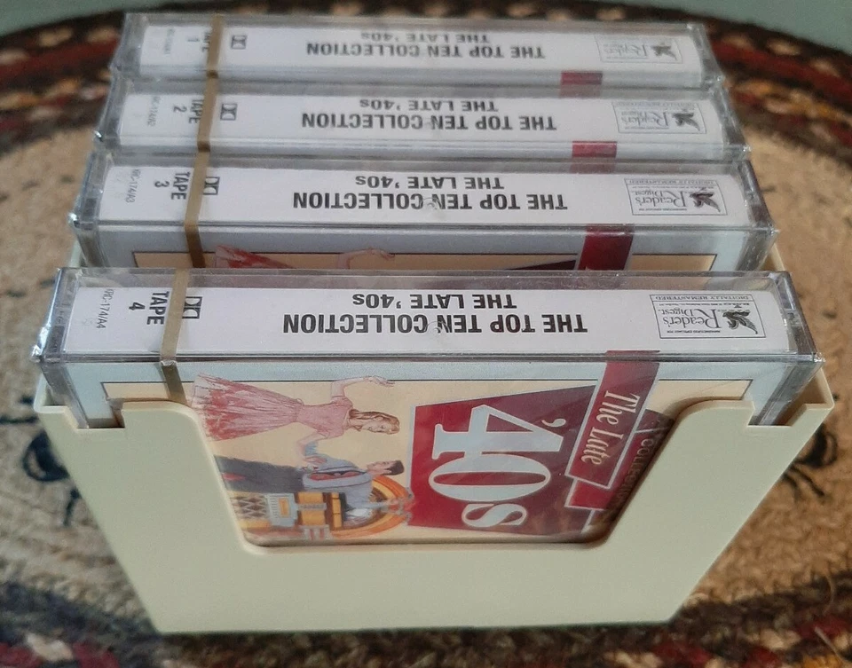 READERS DIGEST 3 Cassette Tapes Top Ten Collection The Late 40s Factory Sealed - Image 4 of 4