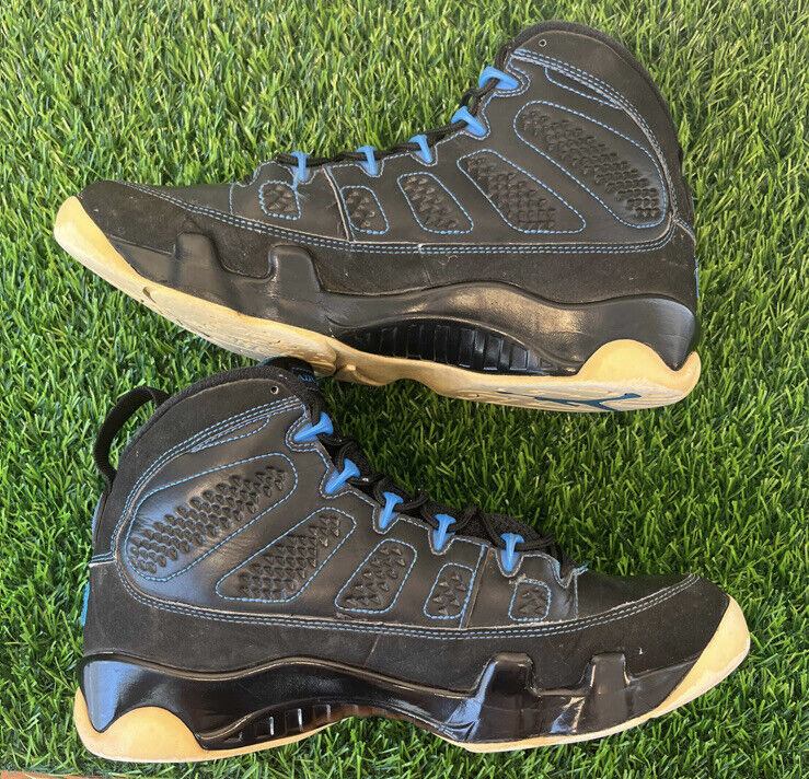 Nike Air Jordan 9 IX Retro Photo Blue Black Size 9 Sneakers Nike Air Jordan 9 IX Retro Photo Blue Black Size 9 Sneakers