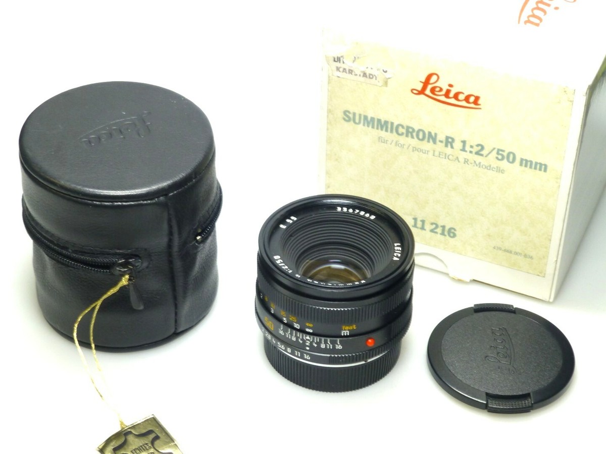 Leica Summicron-R 50mm F2 E55 + Leica Case S/N 356XXXX | eBay