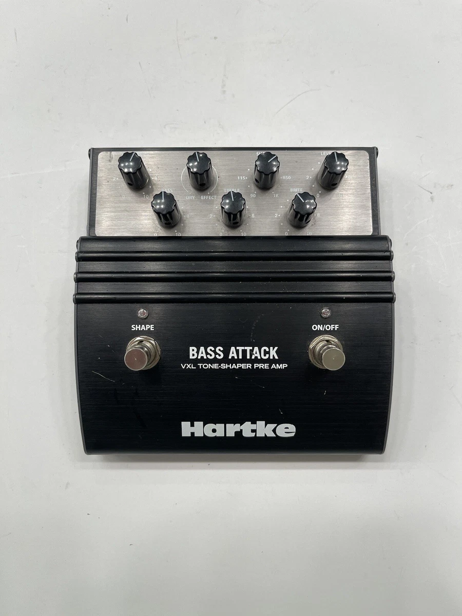Hartke Bass Attack VXL Tone Shaper Preamp DI Direct Box Guitar Effect Pedal