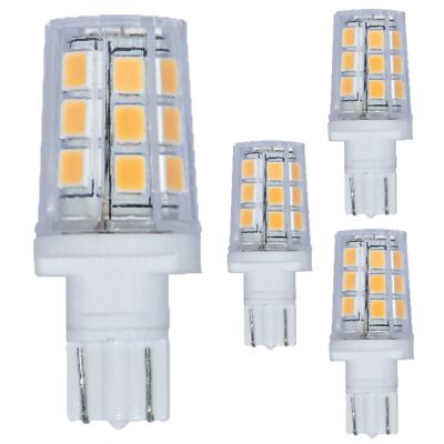 Diodesy 4PK T5 Wedge Base LED Light Bulb, 3000K, 2.5W, 20W, 230LM