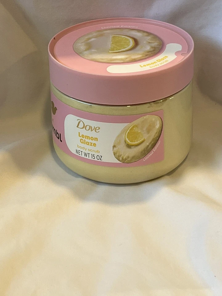 Dove Crumbl Exfoliating Body Scrub Lemon Glaze, 15 oz  4 Body Scrubs - Image 3 of 4