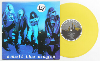 L7 - Smell The Magic 10'' YELLOW WAX 1990 AUSTRALIA PRESS Babes in Toyland Grunge