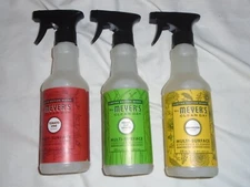 Set of 3 Mrs Meyers Clean Day Everyday Cleaner 16 oz - Dandelion, Cut Grass