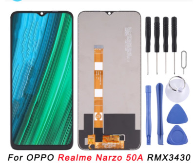 LCD Display Touch Screen Digitizer Assembly For OPPO Realme Narzo 50A RMX3430