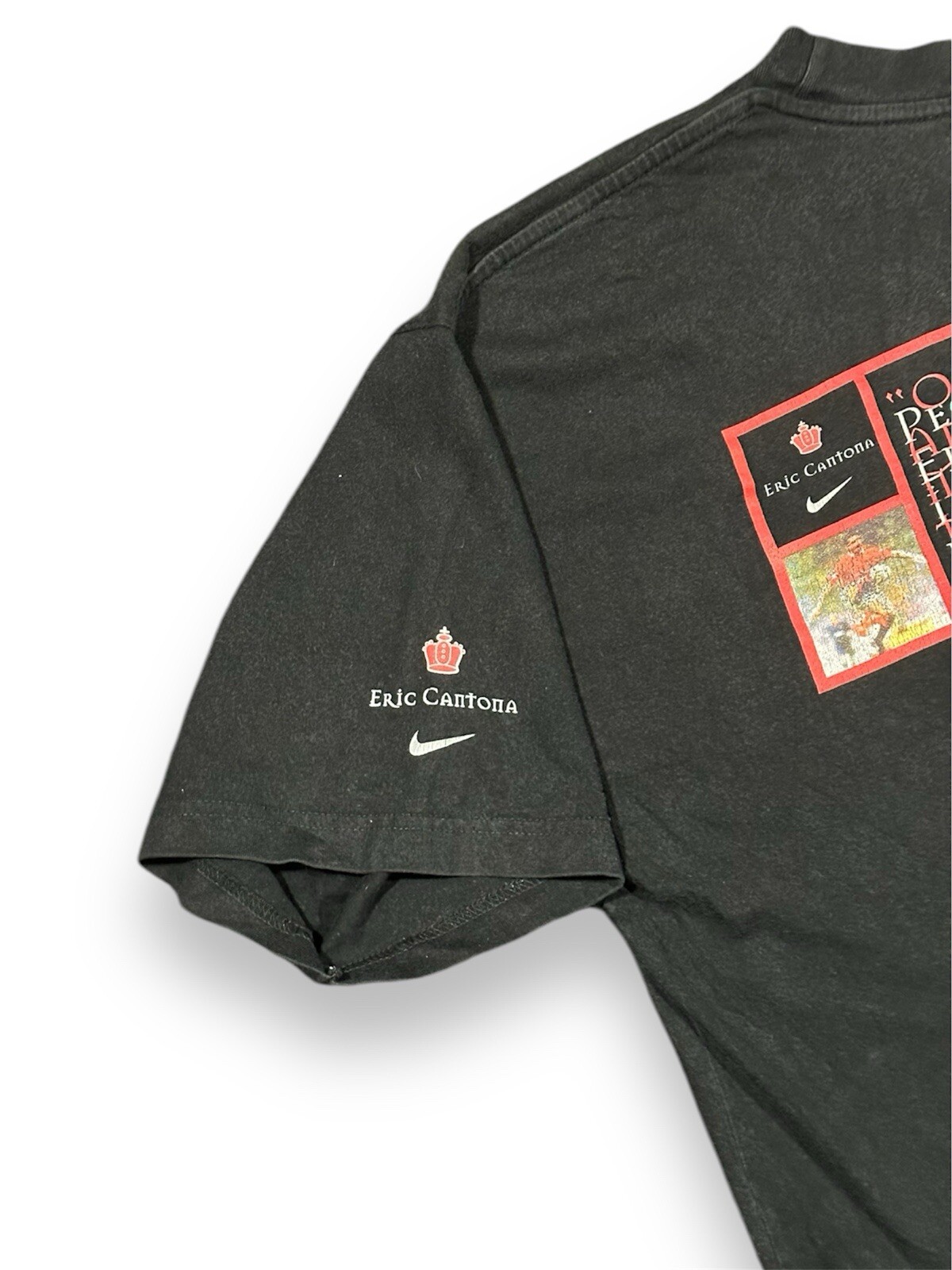 90s Nike Eric Cantona Manchester United fan tshirt tee vintage size L image 4
