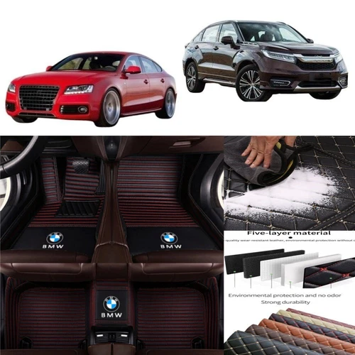 For BMW All Models Car Floor Mats All Weather Liner Carpet Luxury Custom Rugs - Picture 18 of 29