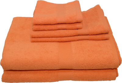 Egeria 2x Duschtuch + 2x Gästetuch + 2x Seiftuch **Sale** Frottee Orange 150 E8