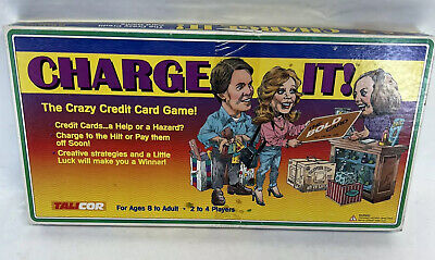 CHARGE IT! Crazy Credit Card Game Vintage Board Game 1996 2 to 4