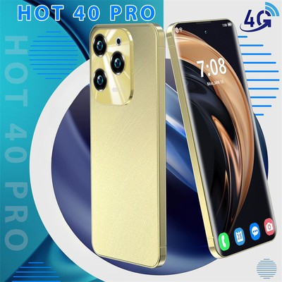 Hot 40 Pro Smartphone Unlocked Android 13 16+1TB 6.8'' 64+100MP 8800mAh Dual SIM