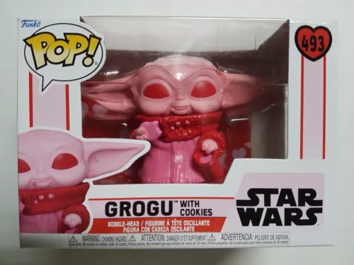 Funko Pop Star Wars #493 Grogu with Cookies Figure Brand New