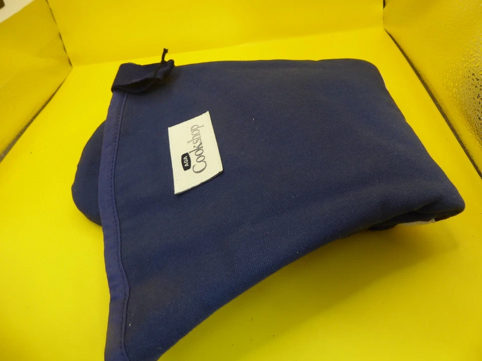 Guante Horno Guantelete AGA Azul Oscuro Tradicional Genuino Aga Nuevo Foto 2 de 4