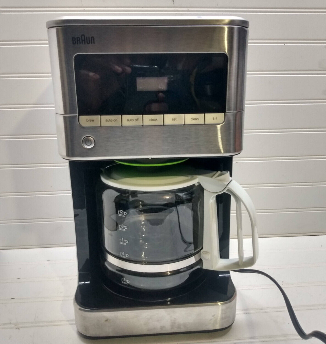 Braun Coffee Maker Brew Sense Programmable Stainless Drip Machine