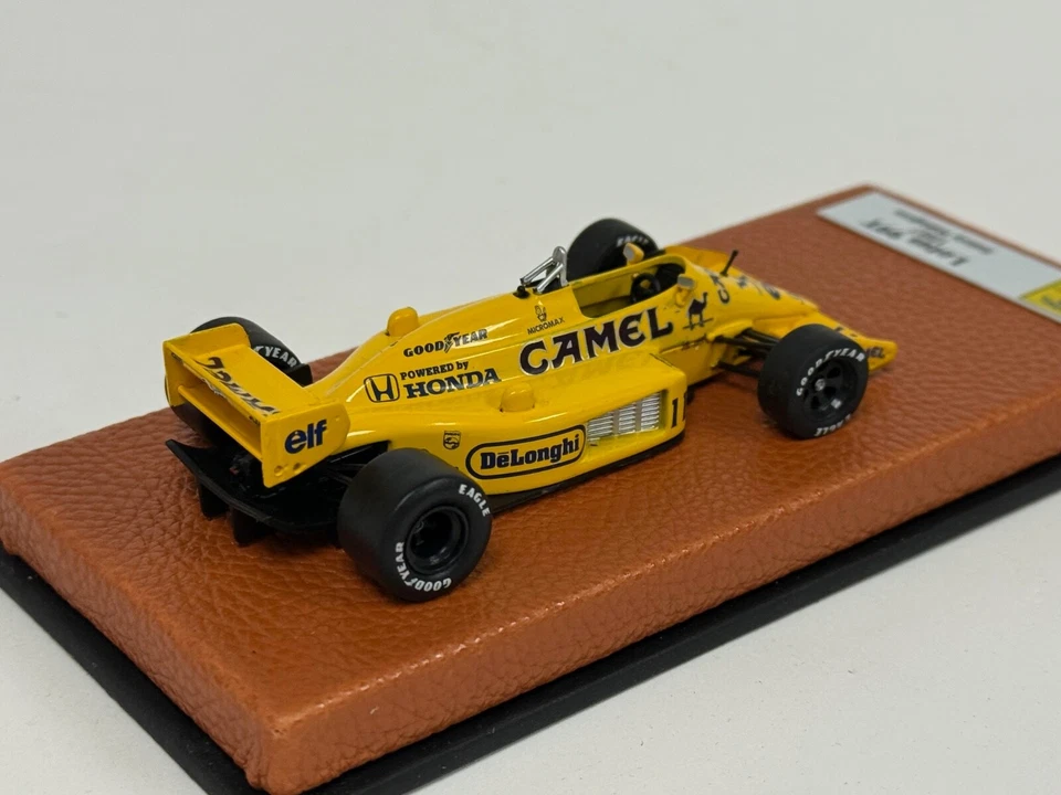 1/43 Lotus 99T de 1987 temporada F1 Satoru Nakajima base de cuero JPN220 * Foto 3 de 4