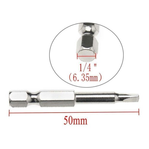 5Pcs Sale Magnetic Triangle Head Screwdriver Bits S2 Steel Shank V9S5 1/4 G0G5 - Picture 7 of 8