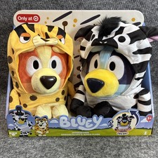 Bluey Siblings Talking Interactive Plush - 2pk Bluey And Bingo New