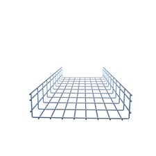 NavePoint Electro Zinc Plated Wire Mesh Cable Tray, 15.75"W x 3.94"D x 118.12"L