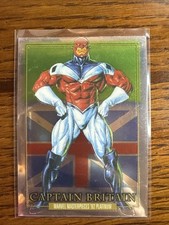 2024 Marvel Masterpieces '92 Platinum #15 Captain Britain Base