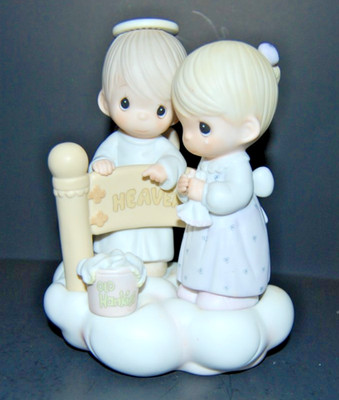 Vtg 1986 Precious Moments 101826 No Tears Past The Gate Figurine Olive Branch