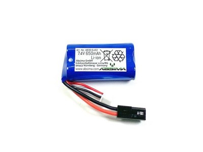 ABSIMA 7.4V 650mAh Li-Lion Akku für Absima 1:16 First Step Performance Cars / AB