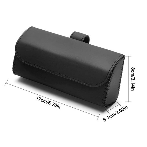 Auto Brille Box Universal Leder Sonnenbrille Fall Aufbewahrung halter Tasche - Bild 11 von 13
