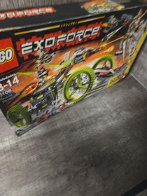 *retired 2007 damaged box LEGO EXO-FORCE 8108 MOBILE DEVASTATOR Technic