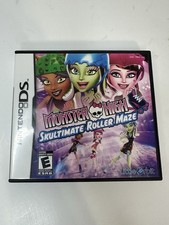 Monster High Skultimate Roller Maze Nintendo DS 2012 Complete in Box Tested