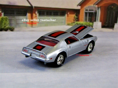 1970-1973 Pontiac Firebird Trans Am Model 455 Silver 1/64 Scale Limited Ed J