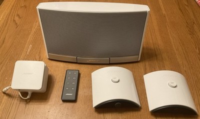 EUC Bose SoundDock Portable White With Remote, Charger, Extra Battery Tested