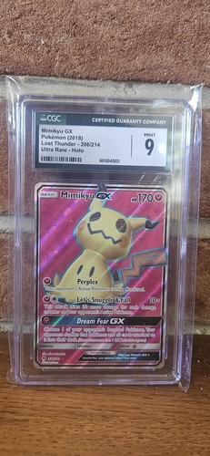 Mimikyu-GX graded CGC 9 for sale on eBay