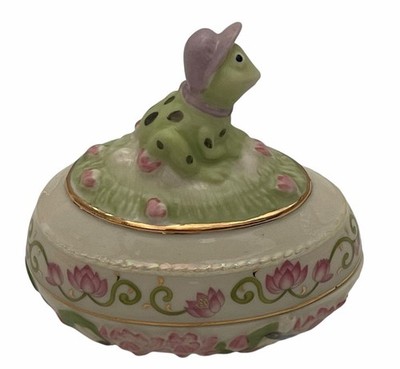 Lenox Annual Easter Egg Series 2016 Springtime Frog Easter Egg Limited Edition