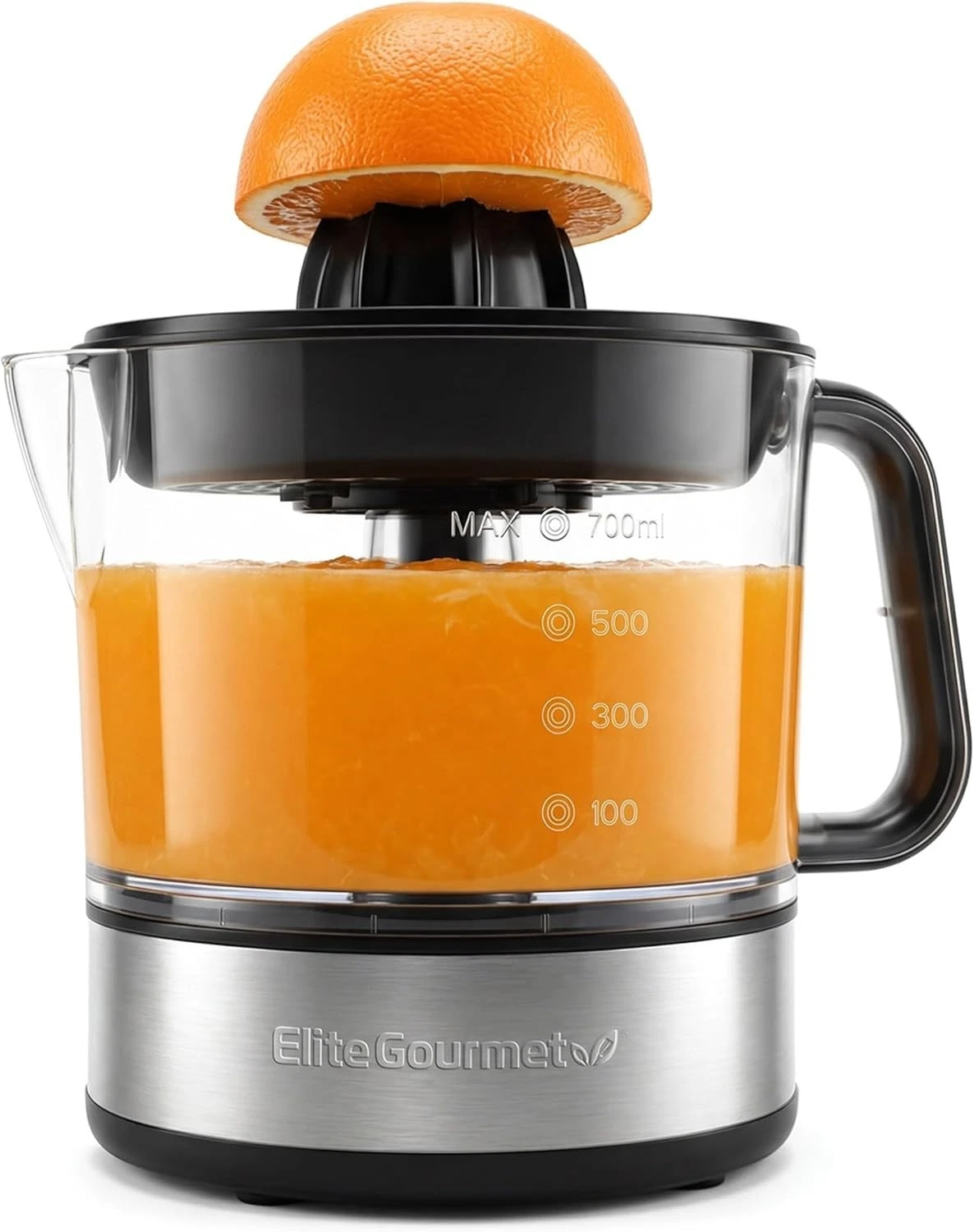 40W Electric Citrus Juicer 24oz BPA-Free Orange Lemon Grapefruit Press
