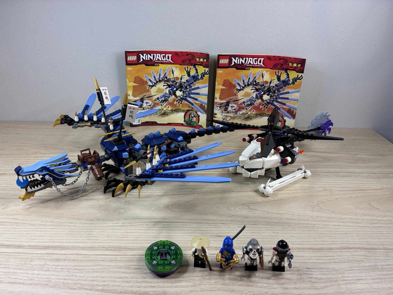 Lego Ninjago 2521 Lightning Dragon Battle Set with Minifigures & 2 Manuals