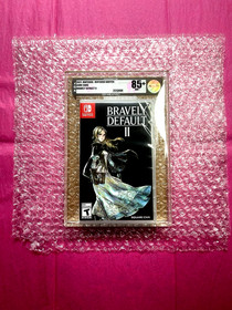 [NM+] Bravely Default II 2 Nintendo Switch Graded Sealed VGA 85+ not WATA PSA