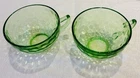 2 Federal Uranium Glass Cups