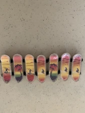 Vintage Tech Finger Skateboard Sunset Edition