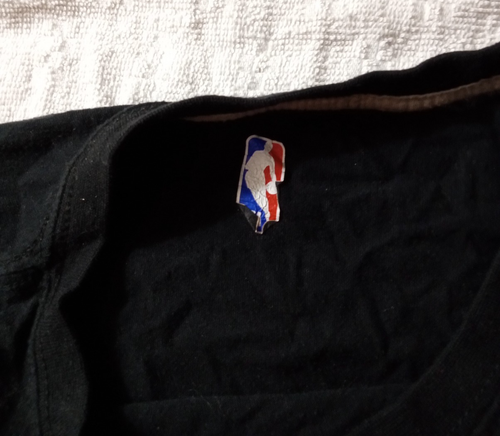 NBA BOSTON CELTICS Long Sleeve Shirt Black Green Basketball Tee M - Picture 6 of 7