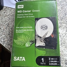 WESTERN DIGITAL WD CAVIAR GREEN DESKTOP HARD DRIVE SATA 1.0 TB NEW OPEN BOX