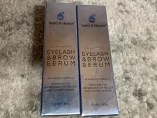 2 Terez And Honor Eyelash And Brow Serum 0.1 Oz - 3 ML Sealed Package Exp 08/27