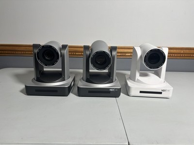 3 x PTZ NDI HX Camera bundle. Power Over Ethernet, 3G SDI/HDMI 20X zoom
