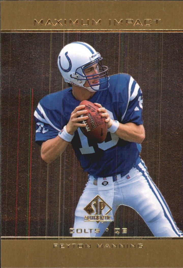 1998 SP Authentic Maximum Impact #SE11 Peyton Manning - FB