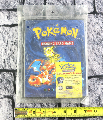 pokemon trading card game collectors album 1999 Original Pokemon Trading Card Game Collector's Album NEW Sealed! USA