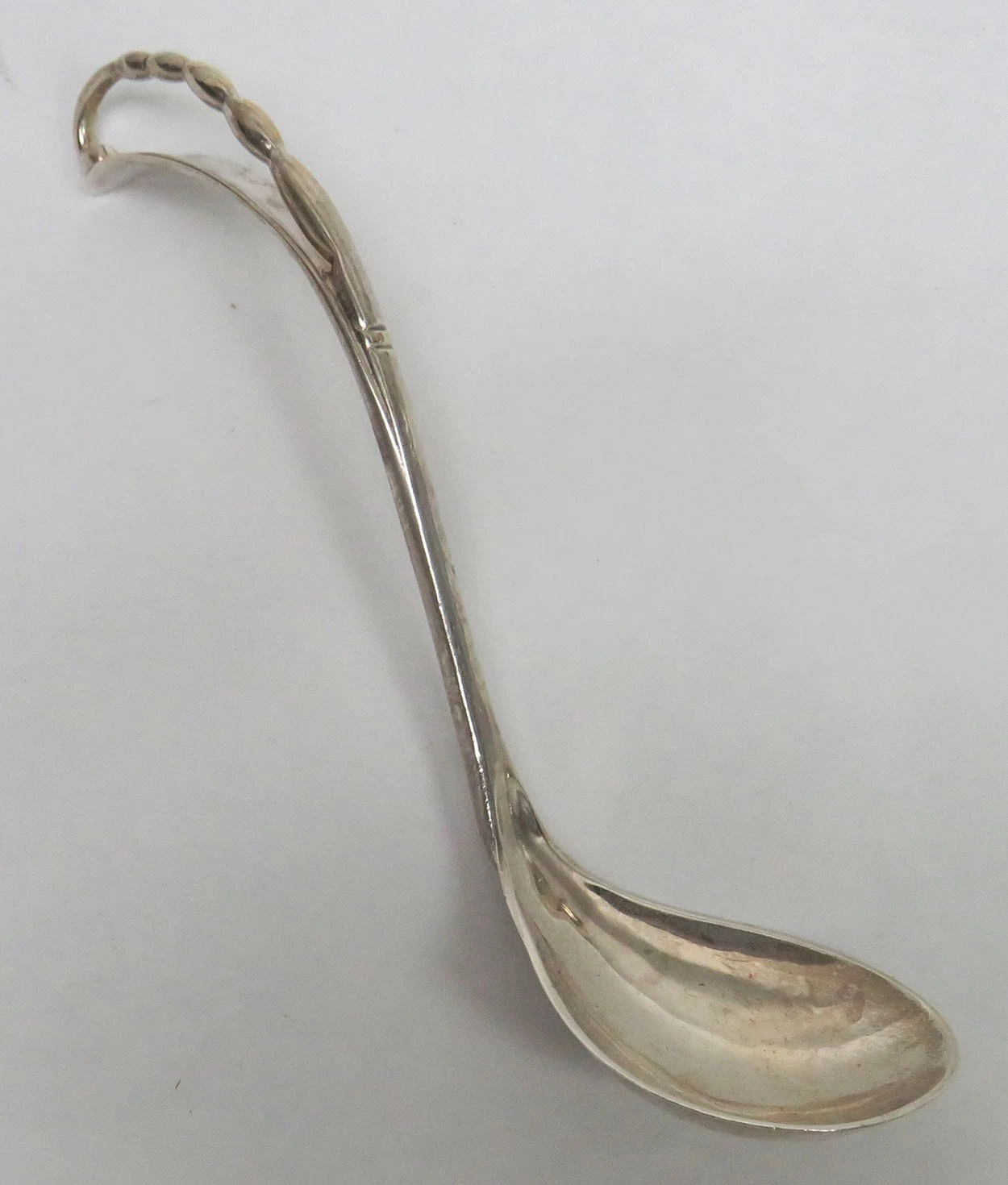 CELLINI CRAFT STERLING SILVER BLOSSOM HAND WROUGHT 5.5" SAUCE LADLE