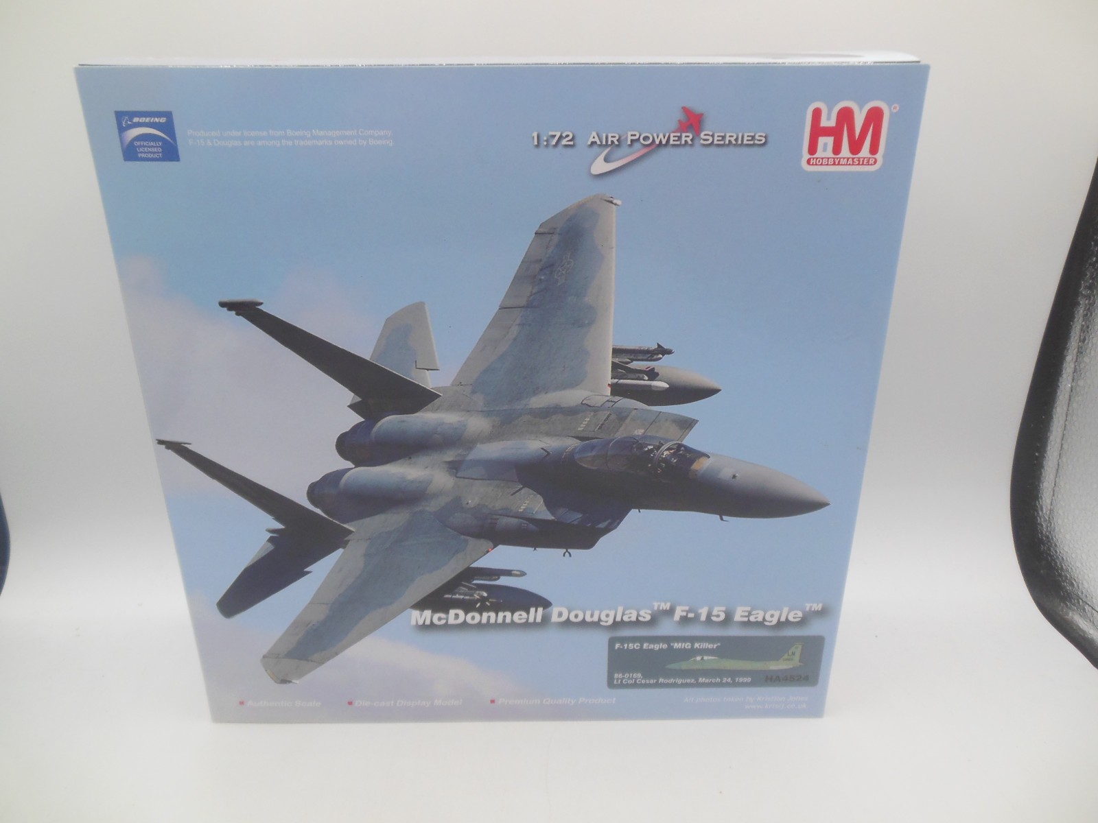 Hobbymaster HA4524 Mcdonnell Douglas F-15 Eagle ""Mig Killer"" 86-0169 March 1999