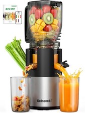 juicer machines W/ 5.8" Large Feed Chute Slow masticating cold press juicer
