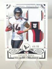 Jaylin Noel 2025 National Treasures 3 Color Dual Patch RC /99 Texans #43