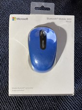 Microsoft Wireless Mobile 3600 Cyan Blue Mouse Wireless. Bluetooth.