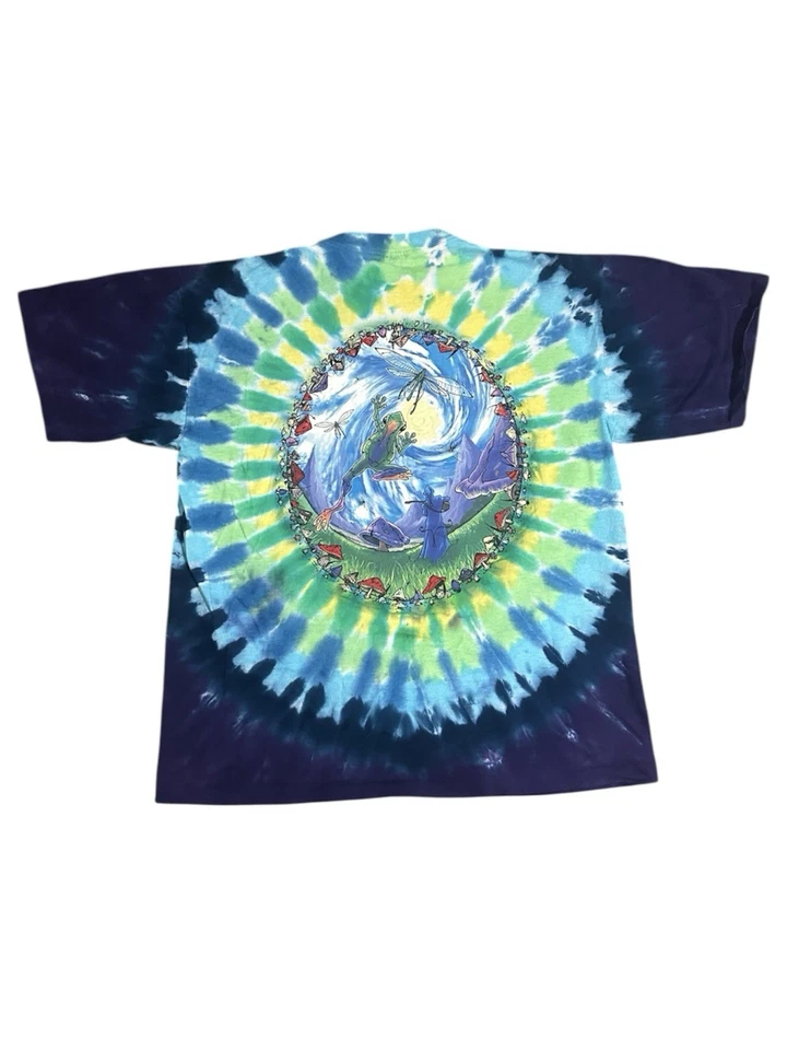 Camiseta Ponto Único Liquid Blue Vintage 2000 Mushroom Haven Tamanho XL - Imagem 4 de 4